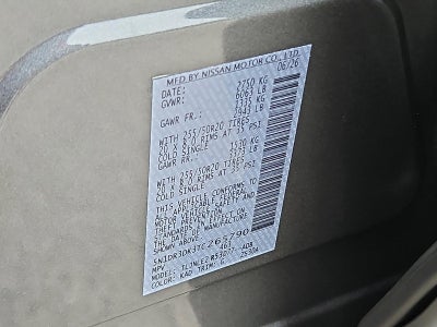 2026 Nissan Pathfinder Platinum 4WD