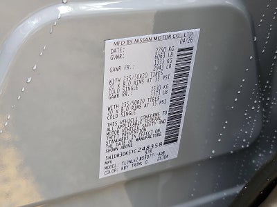 2026 Nissan Pathfinder Platinum 4WD