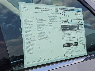 2026 Nissan Pathfinder Platinum