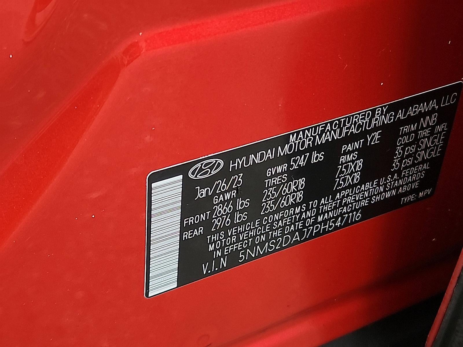 2023 Hyundai SANTA FE SEL AWD