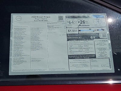 2026 Nissan Rogue Plug-In Hybrid AWD Platinum