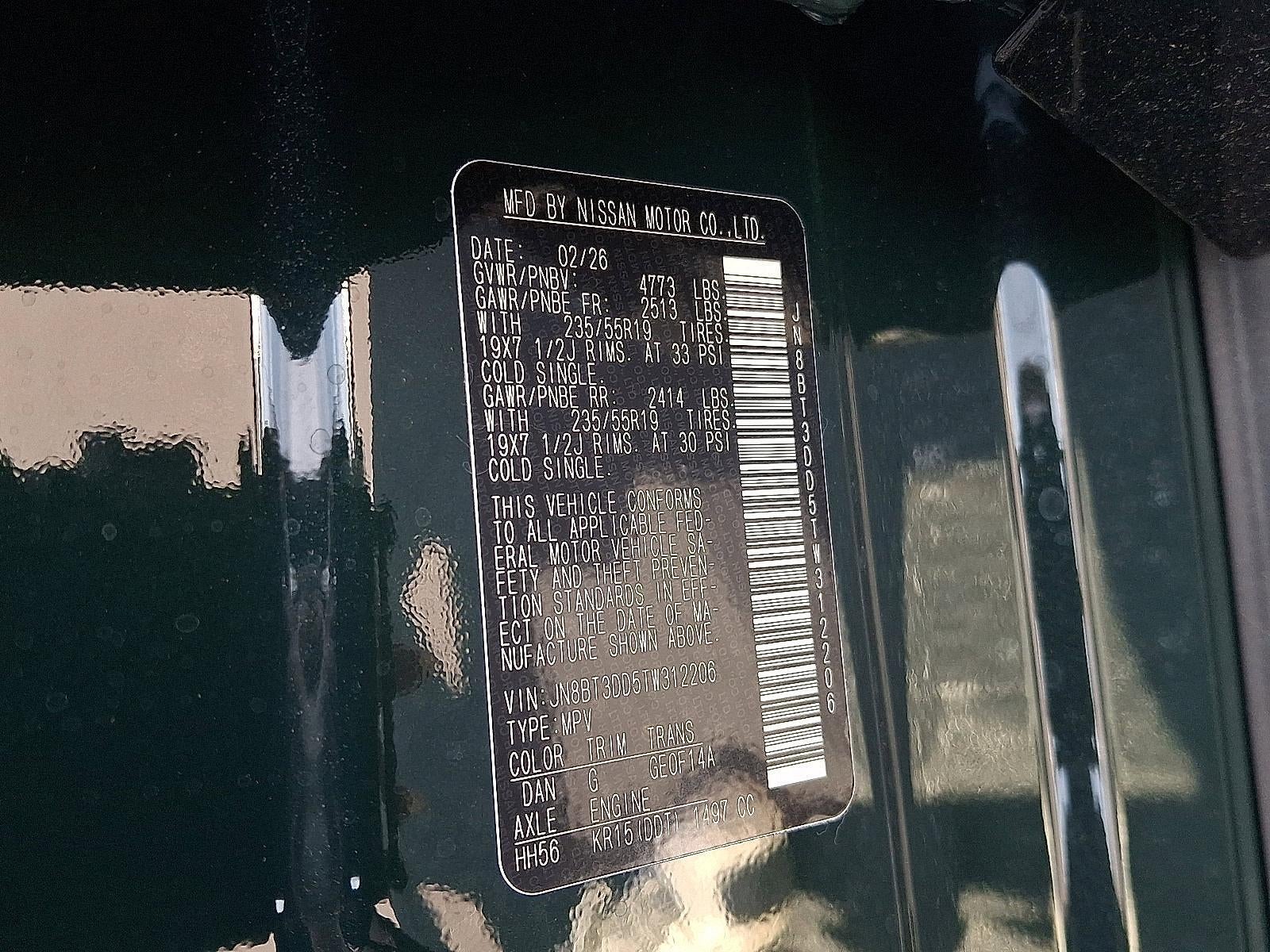 2026 Nissan Rogue 2026.5 AWD Platinum