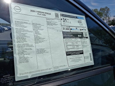 2026 Nissan Rogue 2026.5 AWD Platinum