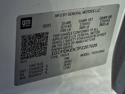 2023 Chevrolet Silverado 1500 LT (2FL)
