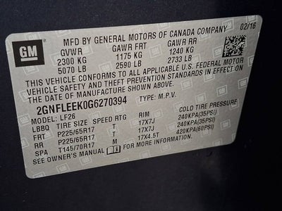 2016 Chevrolet Equinox LS