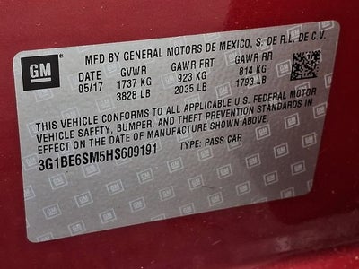 2017 Chevrolet Cruze LT