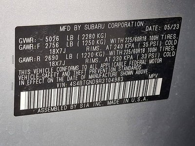 2024 Subaru Outback Limited XT