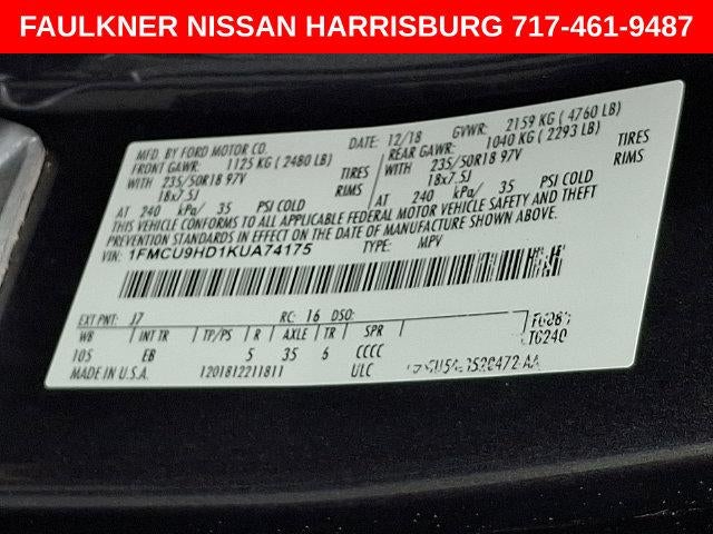 2019 Ford Escape SEL 4WD