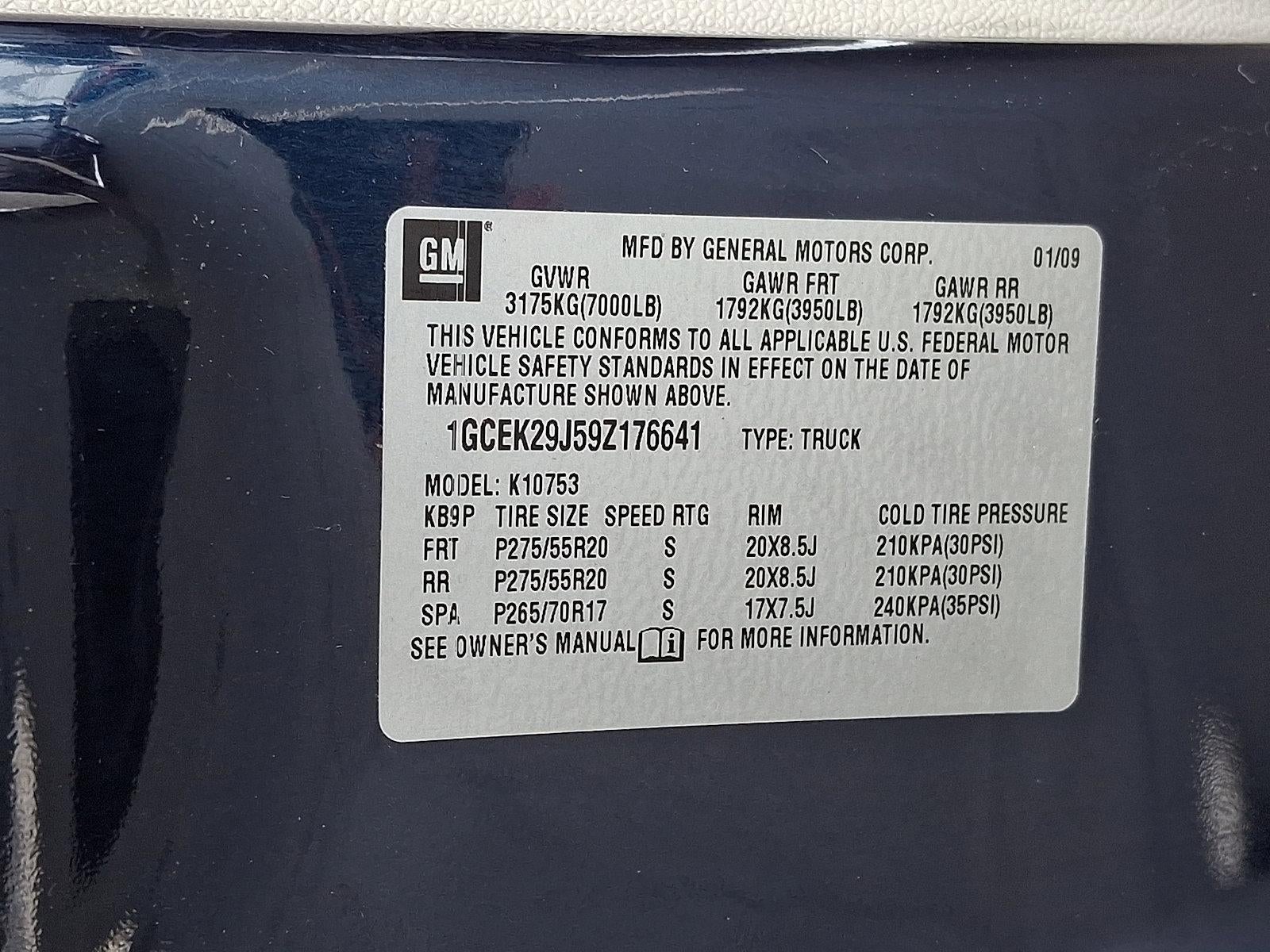 2009 Chevrolet Silverado 1500 Extended Cab Standard Box 4-Wheel Drive LT