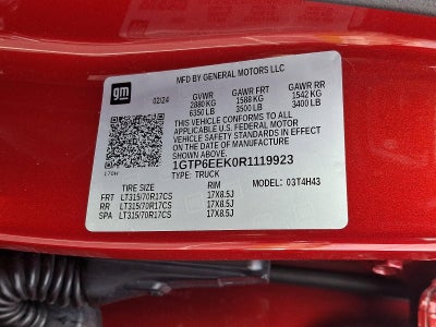 2024 GMC Canyon Crew Cab Short Box 4-Wheel Drive AT4X