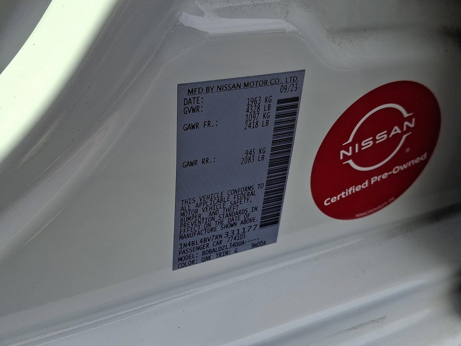 2024 Nissan Altima S