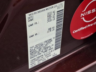 2023 Nissan Altima SV
