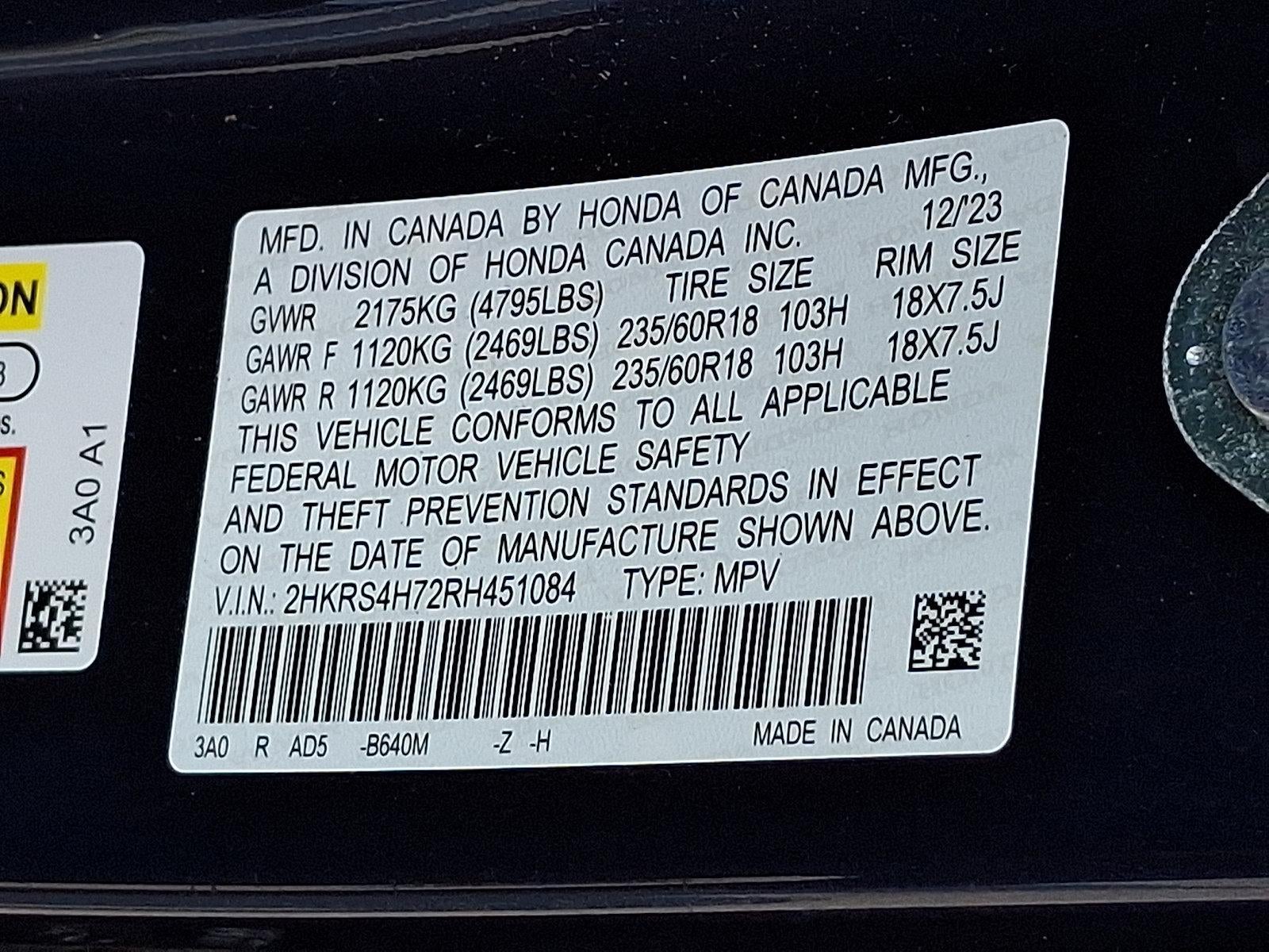 2024 Honda CR-V EX-L AWD