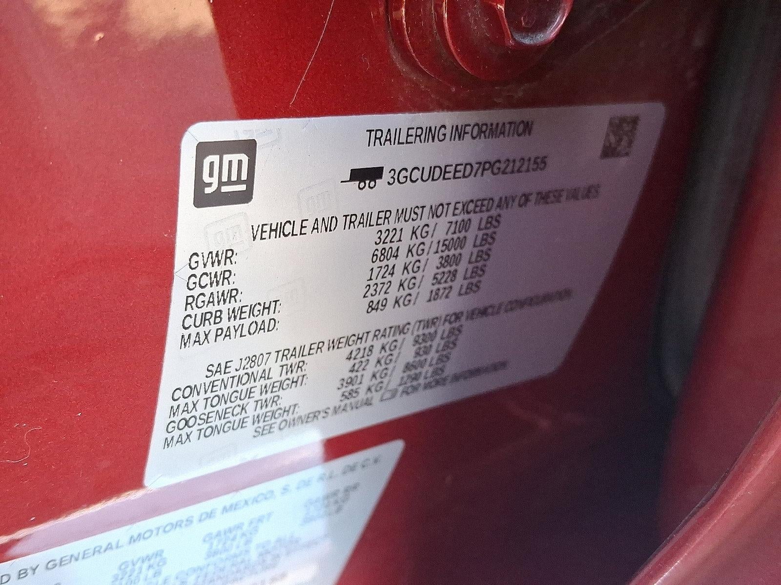 2023 Chevrolet Silverado 1500 Crew Cab Short Box 4-Wheel Drive RST