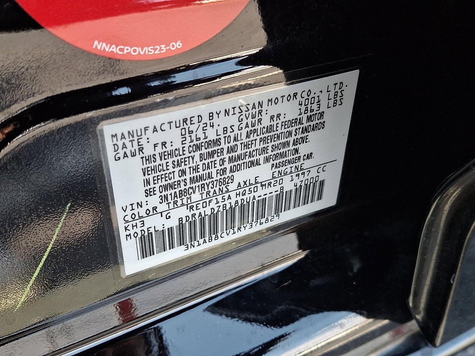 2024 Nissan Sentra SV