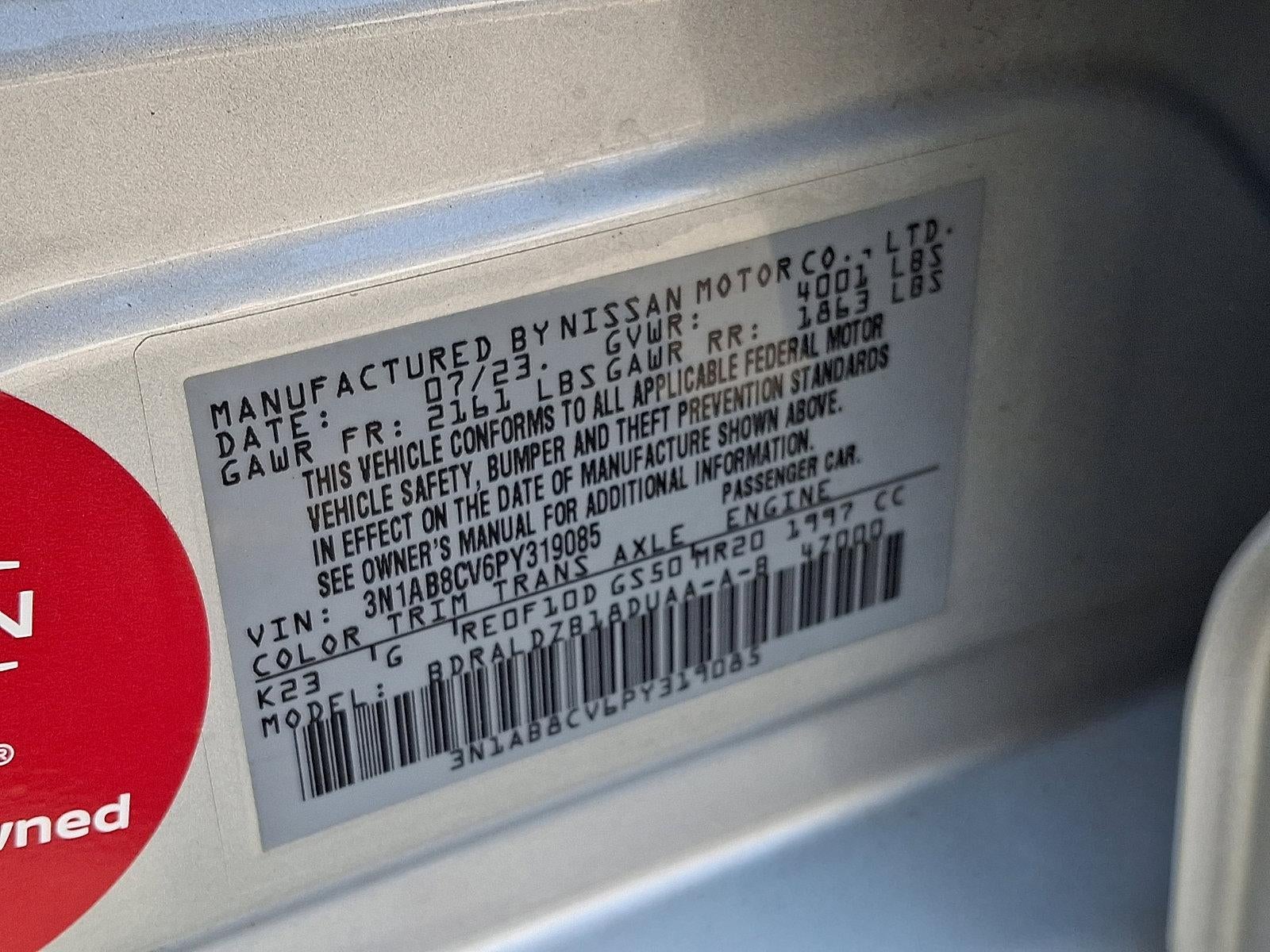 2023 Nissan Sentra SV