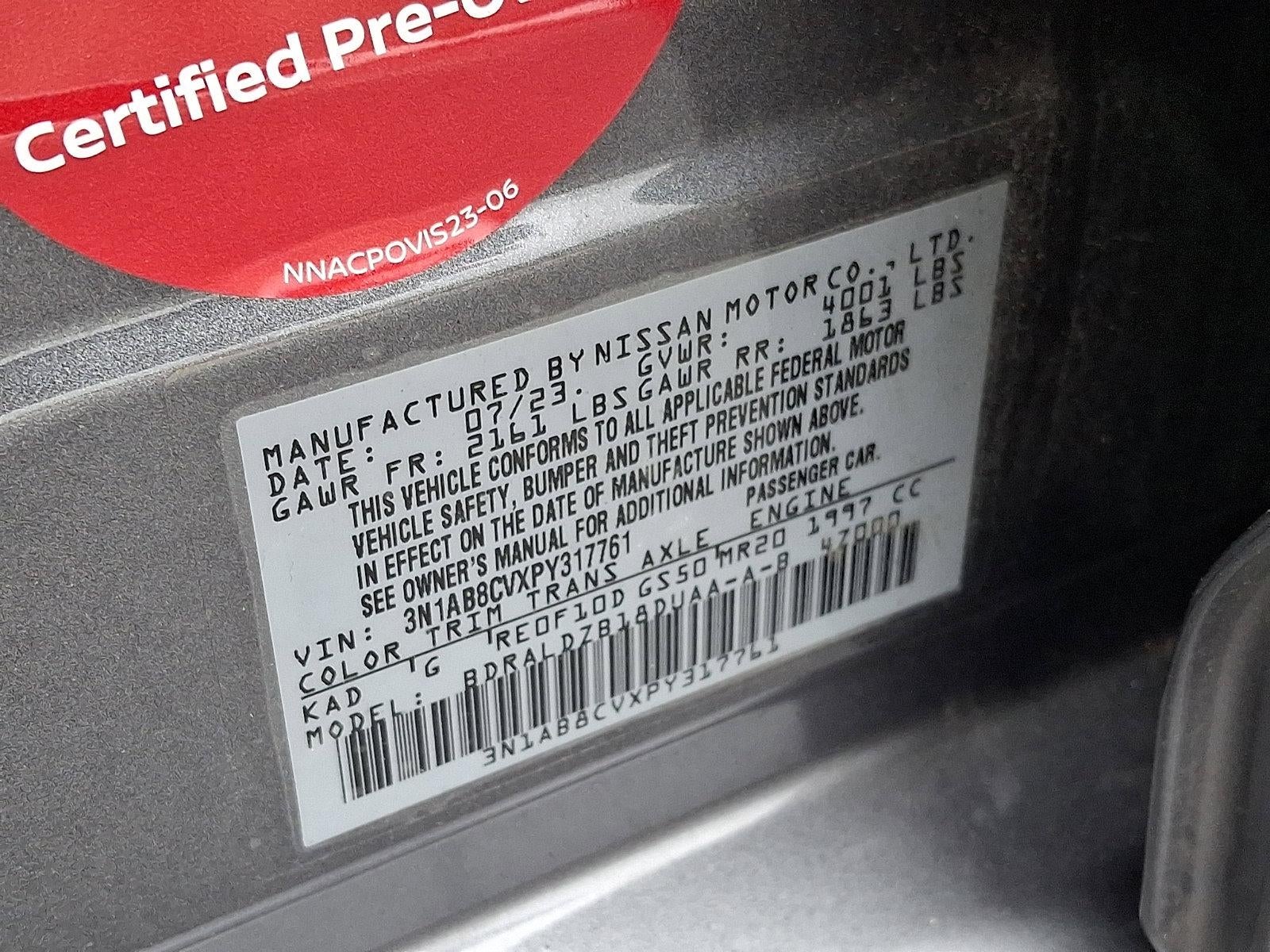 2023 Nissan Sentra SV