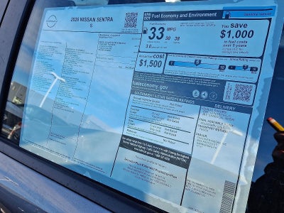 2026 Nissan Sentra S