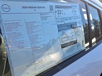 2026 Nissan Sentra S