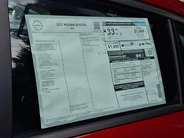 2027 Nissan Sentra SV