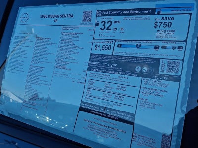 2026 Nissan Sentra SR