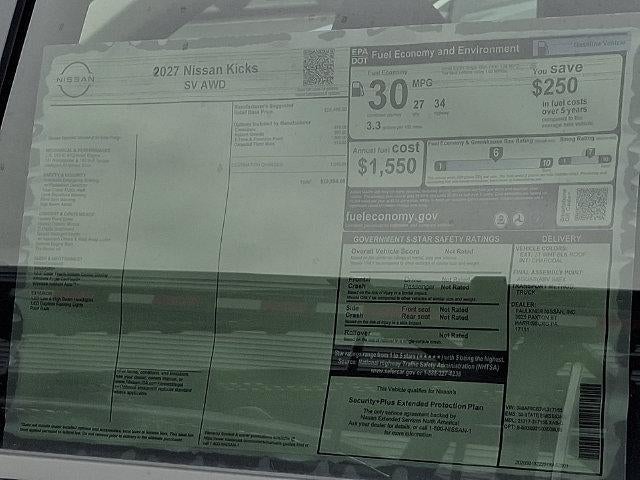 2027 Nissan Kicks SV