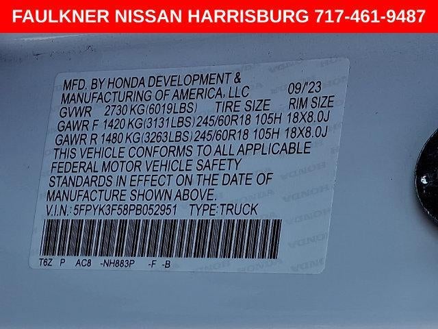 2023 Honda Ridgeline RTL AWD