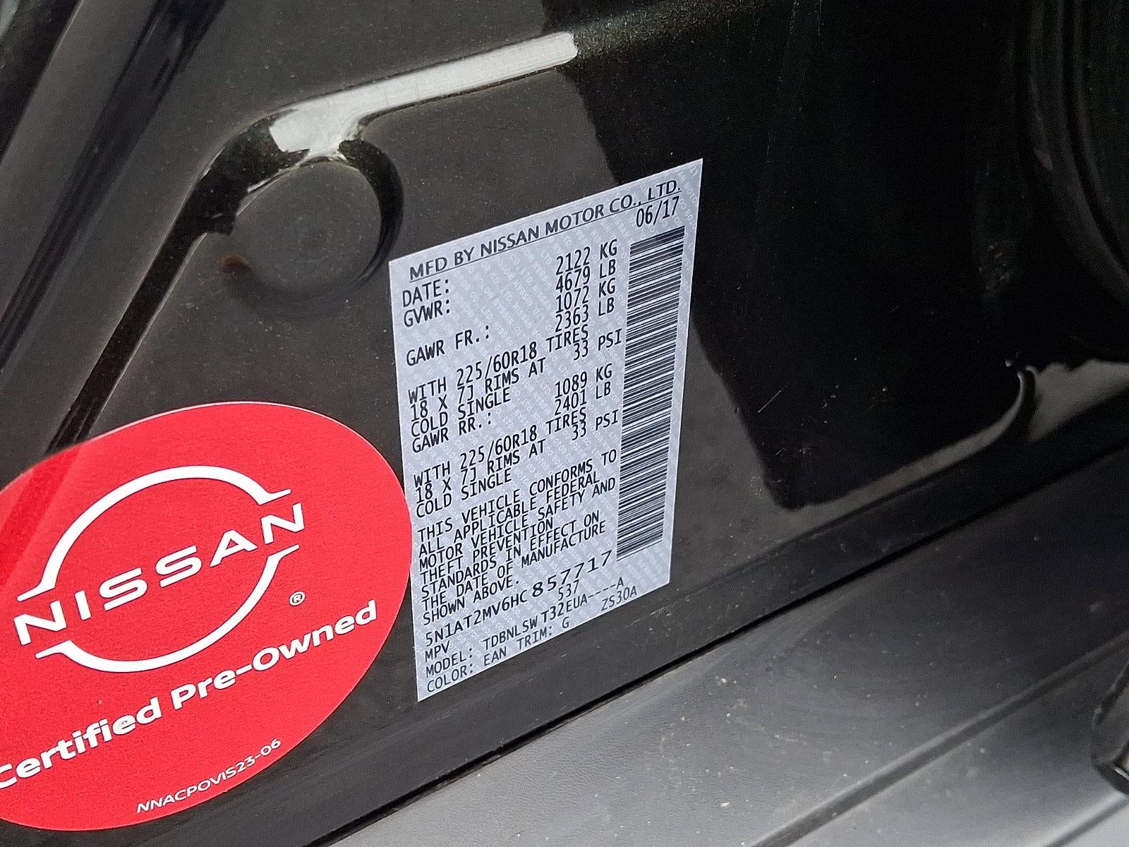 2017 Nissan Rogue 2017.5 AWD SL