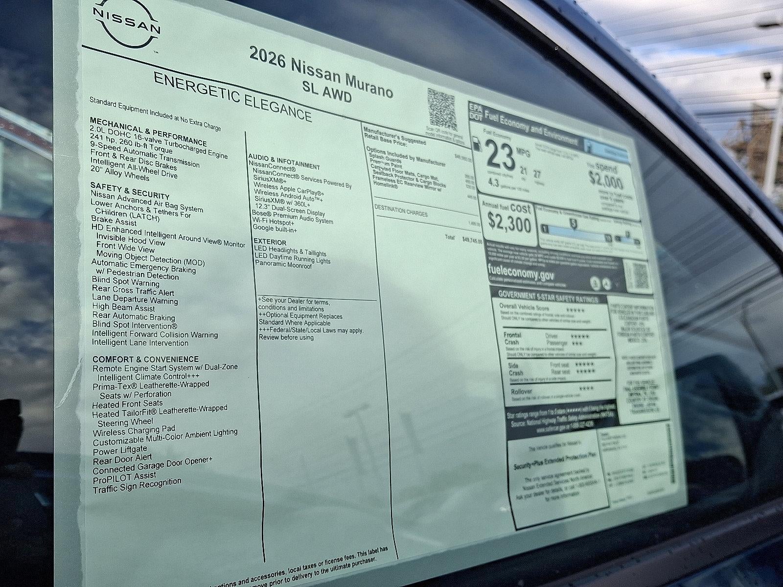 2026 Nissan Murano SL