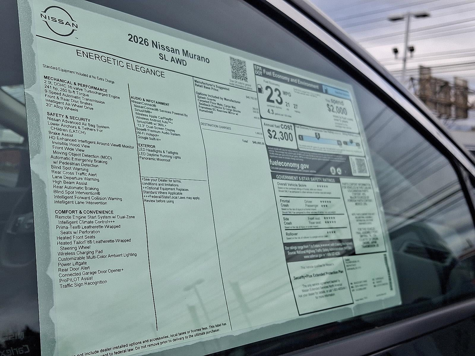 2026 Nissan Murano SL