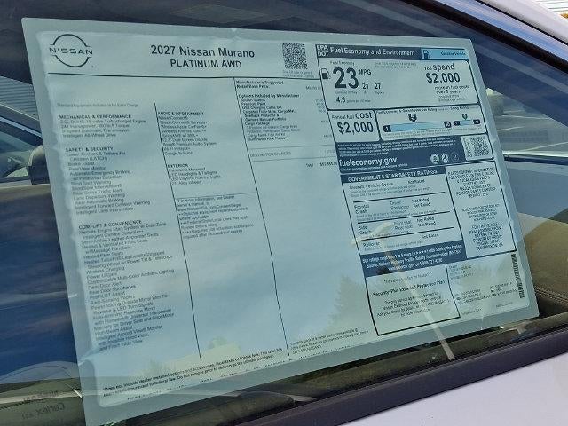2027 Nissan Murano Platinum
