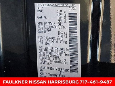 2024 Nissan Rogue SV