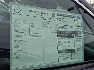 2026 Nissan Rogue SV