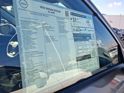 2026 Nissan Rogue SV