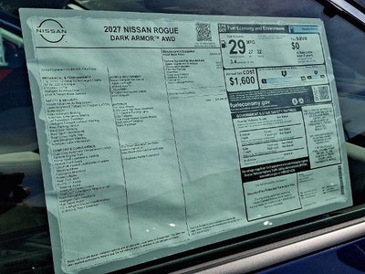 2027 Nissan Rogue Dark Armor™