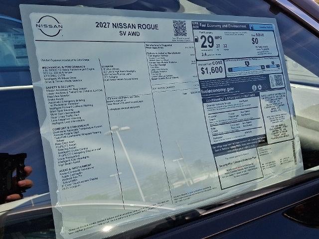 2027 Nissan Rogue SV