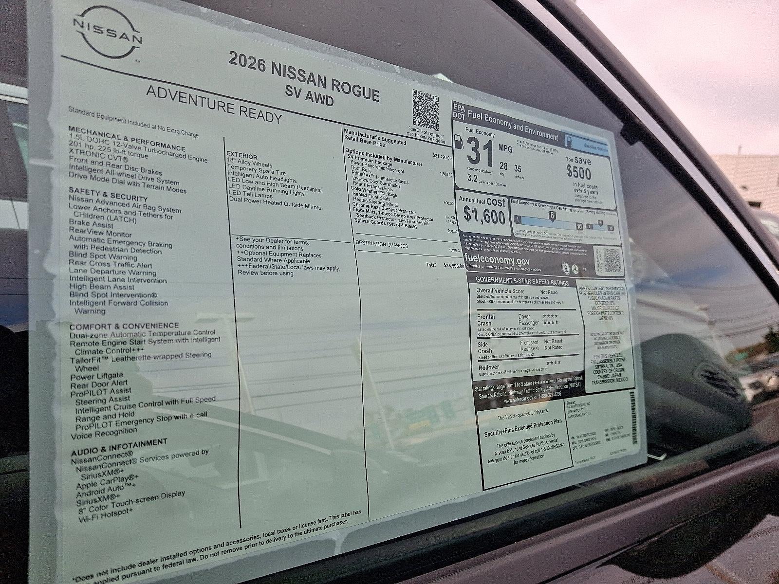 2026 Nissan Rogue SV