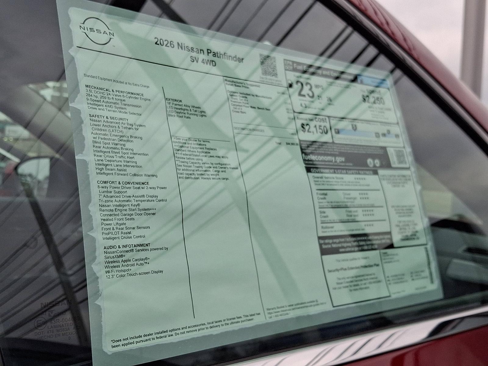 2026 Nissan Pathfinder SV