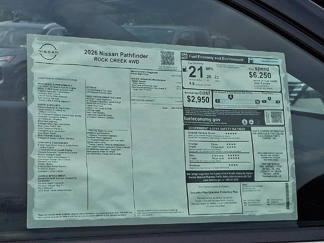 2026 Nissan Pathfinder Rock Creek 4WD