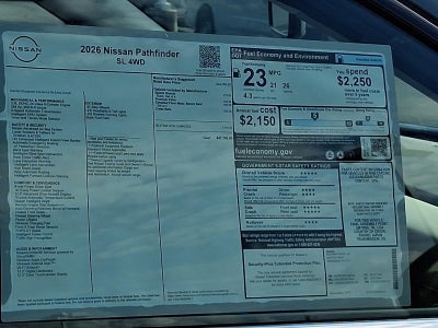 2026 Nissan Pathfinder SL