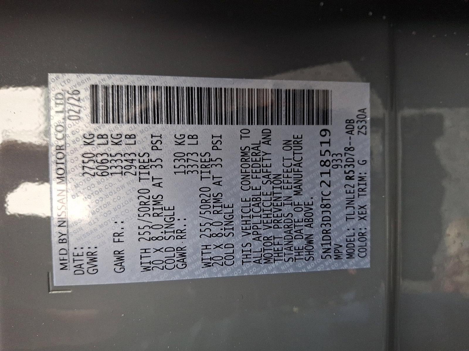 2026 Nissan Pathfinder Platinum 4WD