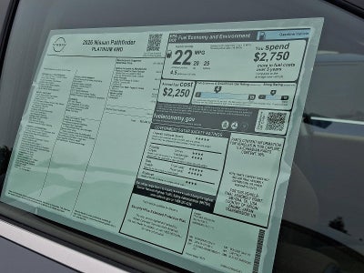 2026 Nissan Pathfinder Platinum