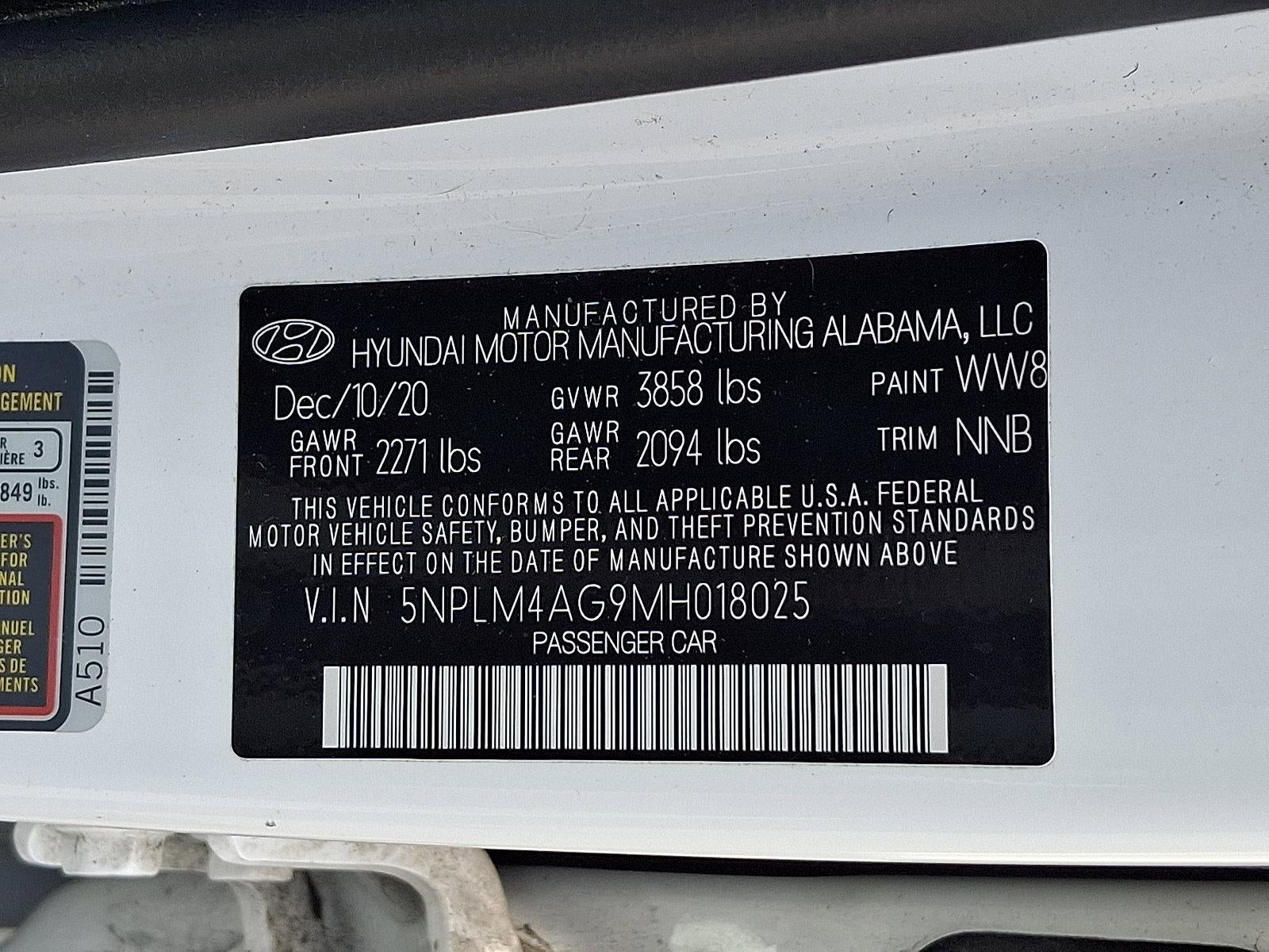 2021 Hyundai ELANTRA SEL IVT