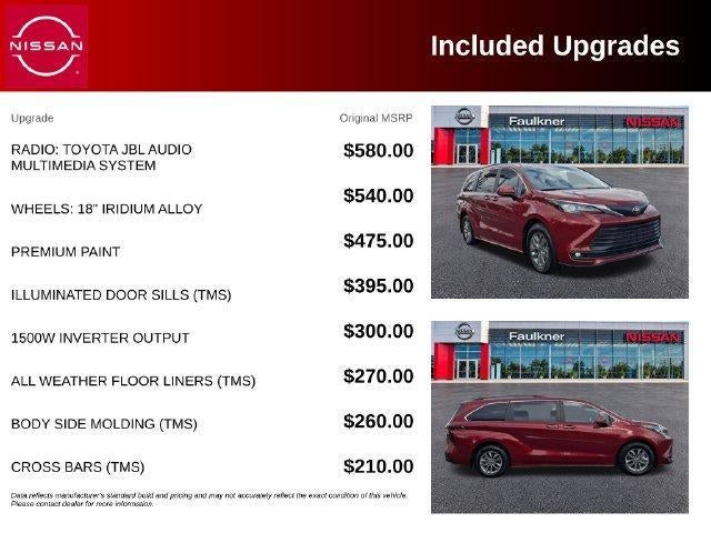2026 Toyota Sienna XLE FWD 7-Passenger (Natl)