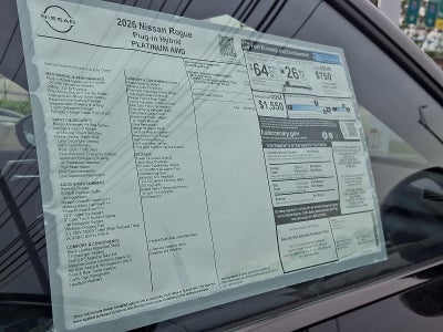 2026 Nissan Rogue Plug-In Hybrid AWD Platinum
