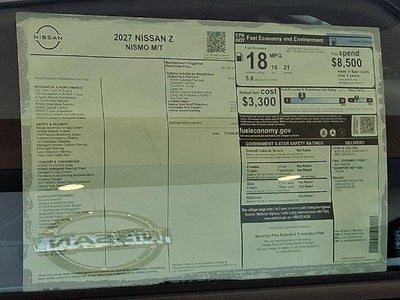 2027 Nissan Z NISMO®