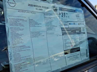 2026 Nissan Rogue SV