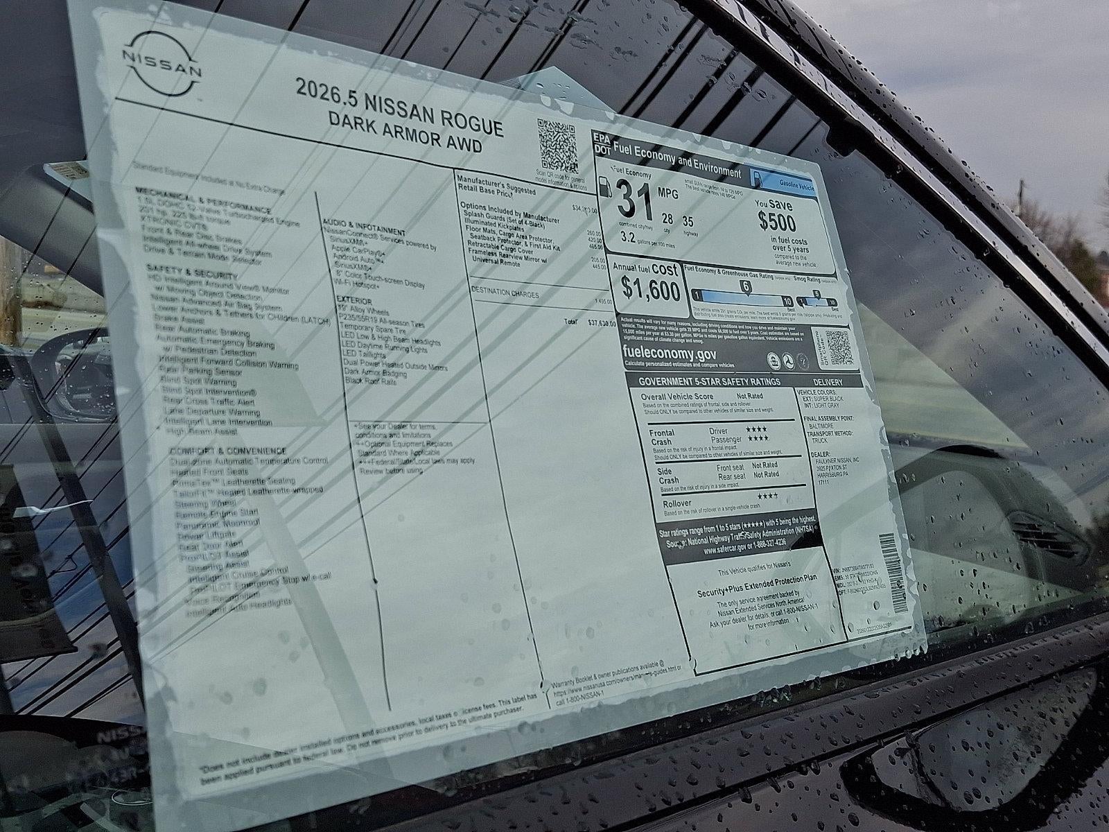 2026 Nissan Rogue Dark Armor™