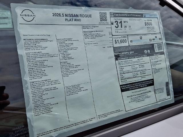 2026 Nissan Rogue Platinum