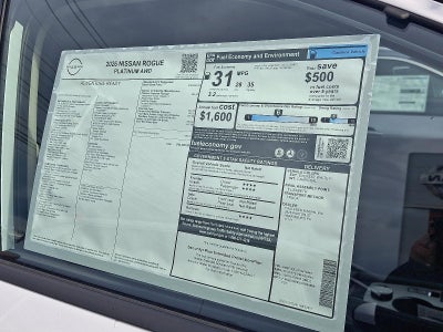 2026 Nissan Rogue Platinum